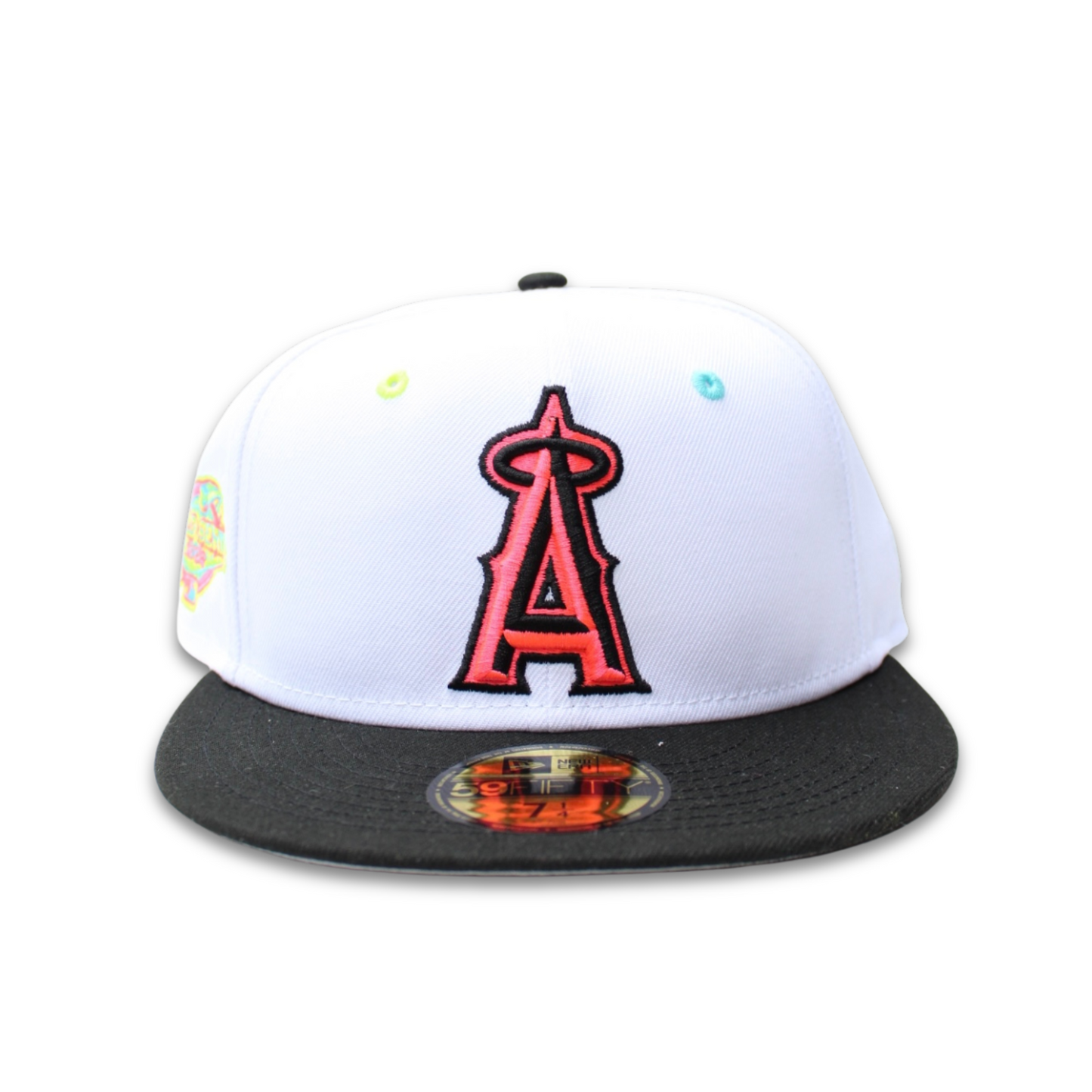 Los Angeles Angels 2002 World Series 59FIFTY Cerrada Blanco/Negro