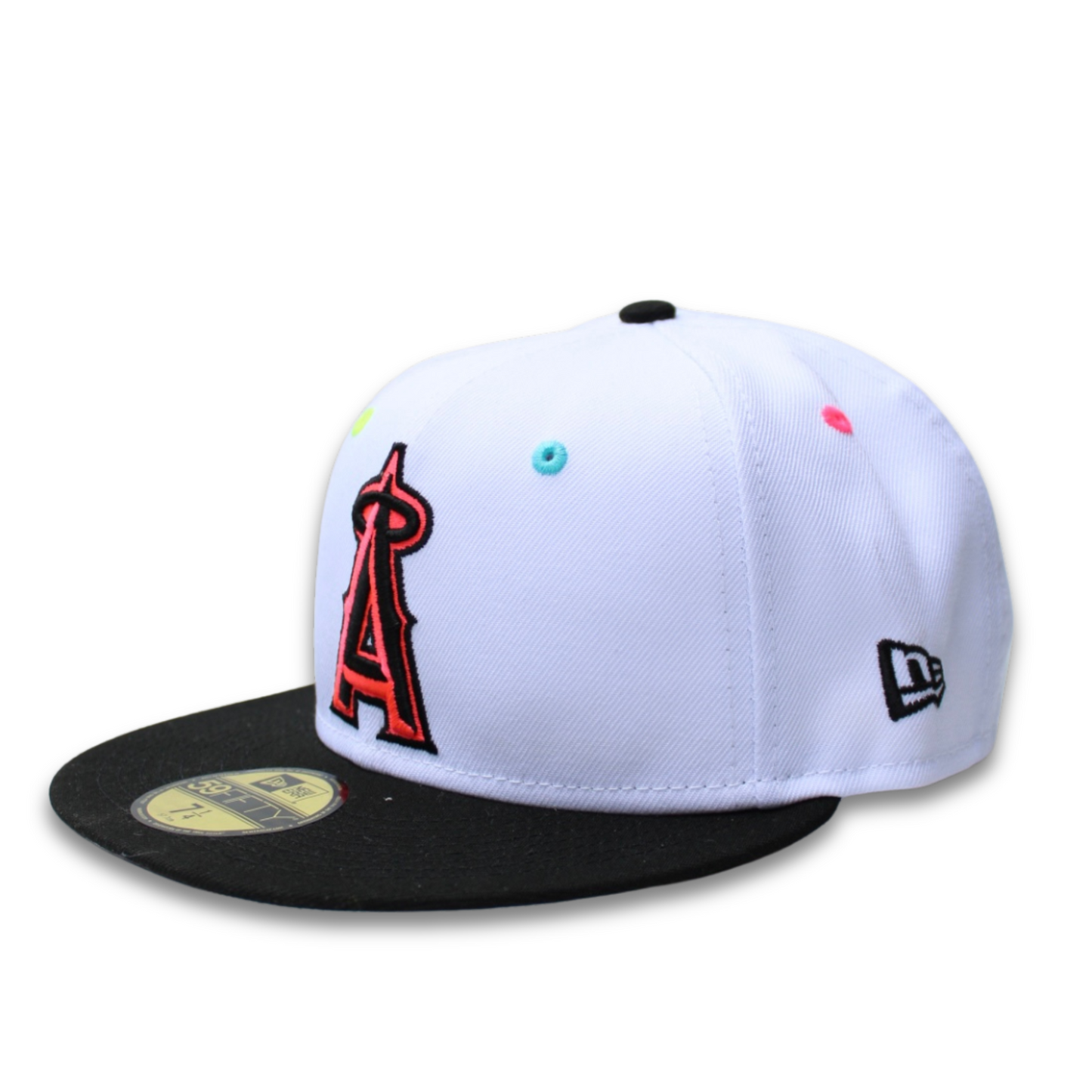 Los Angeles Angels 2002 World Series 59FIFTY Cerrada Blanco/Negro