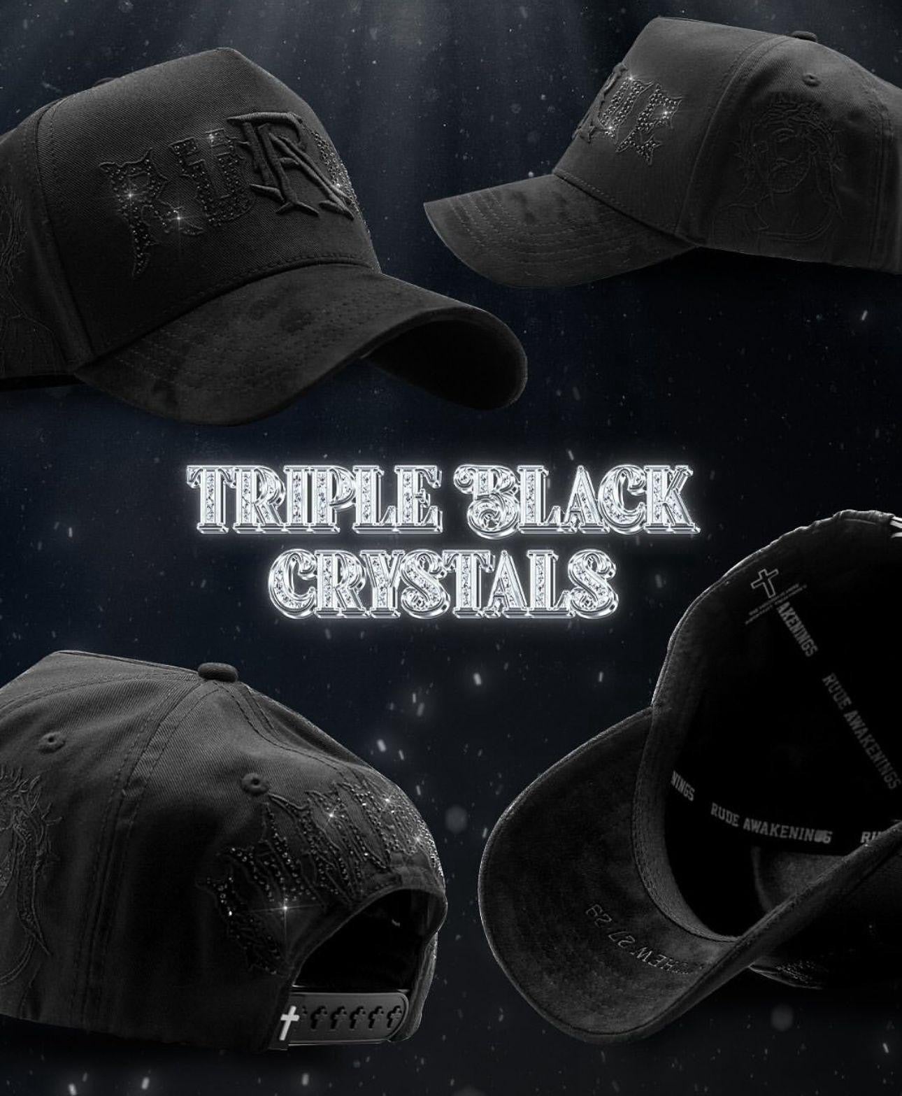 TRIPLE BLACK CRYSTALS